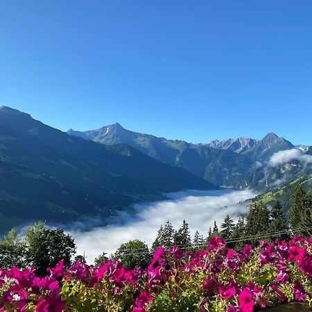 Ferienhaus Zillertal Panorama Blick Balkon Sauna Zellberg Εξωτερικό φωτογραφία