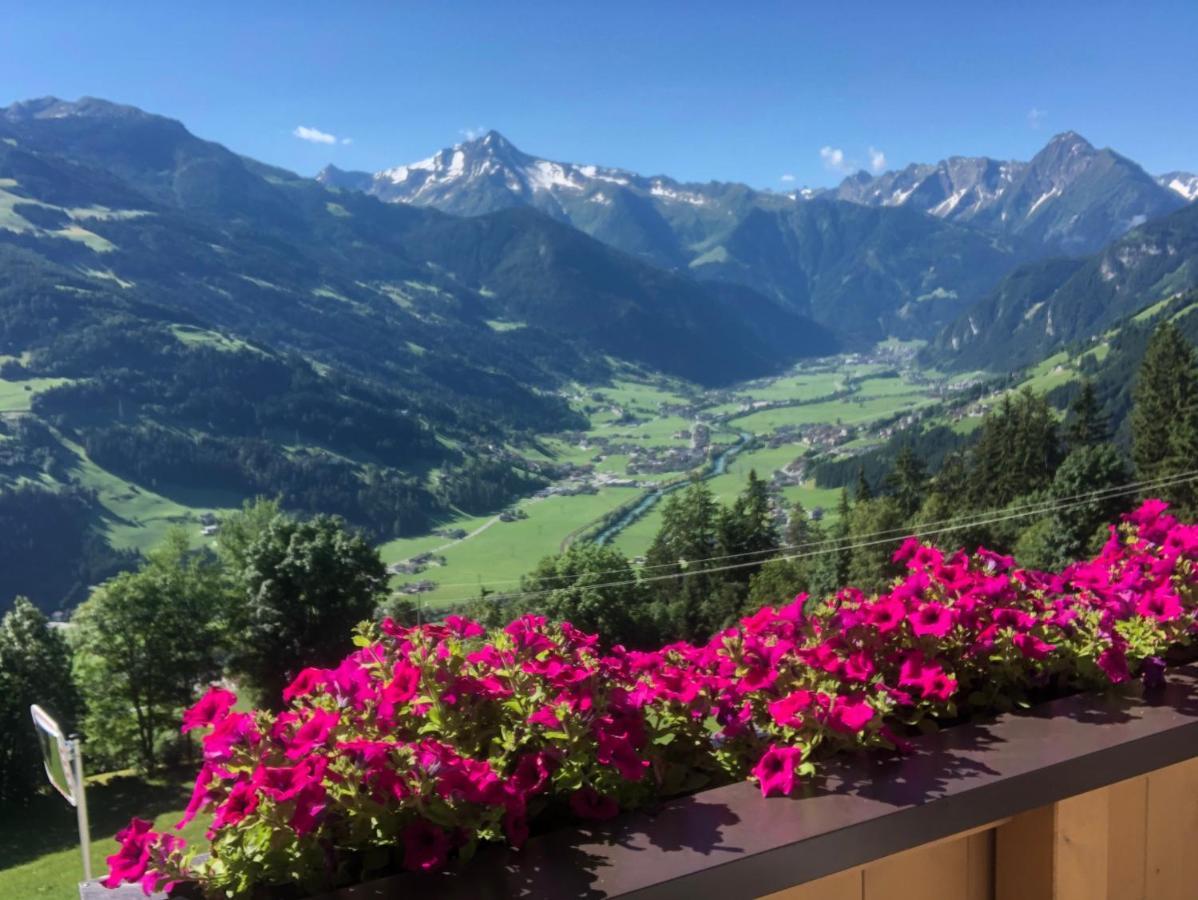 Ferienhaus Zillertal Panorama Blick Balkon Sauna Zellberg Εξωτερικό φωτογραφία